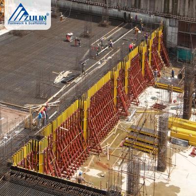 China ZULIN Basement Water Stop Recessed Shuttering On Single Ground Bracket Formwork Side for sale