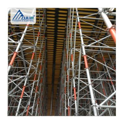 China Modular Building Construction ZULIN Slab Shoring Table System Formwork And Scaffolding For Concrete Slab Roof for sale