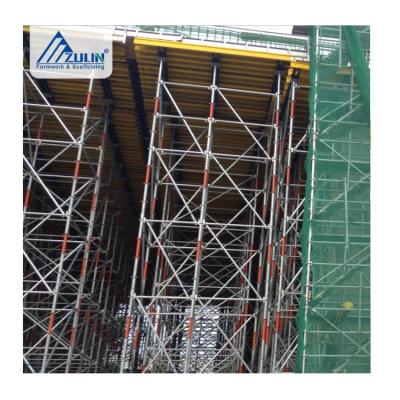 China Mid Century ZULIN Modular Portable Concrete Panel Formwork Scaffolding Wooden System Unit for sale