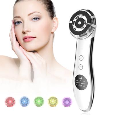 China Hot Sale Facial Wrinkle Remover Hifu Skin Led Light Face Eye Care RF EMS Beauty Instrument System for sale