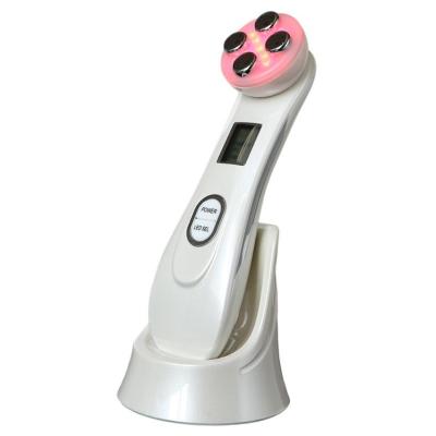 China Wrinkle Remover Home Use Electronic Facial Lift LED Photon RF EMS Radio Frequency Beauty Instrument for sale