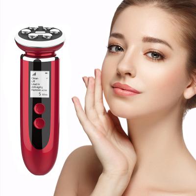 China Wrinkle Remover Home Use RF Radio Frequency EMS Anti Aging Massager Lifting Tighten Skin Device For Face for sale