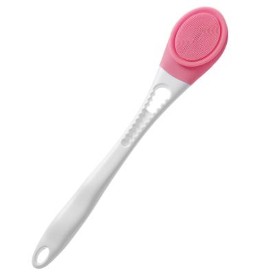 China Best Selling Bath Long Brush Waterproof Handle High Vibration Massage Silicone Bath Supplies EB01 for sale