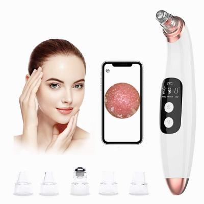 China JOSUNN WiFi Acne Treatment Visual Connection APP Display Suction Blackhead Remover Vacuum With 30x HD Amplification Camera for sale