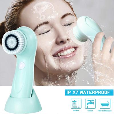 China JOSUNN Professional Waterproof Mini USB Rechargeable DEEP CLEANING Enhance Beauty Firming Clean Facial Cleansing Brush for sale