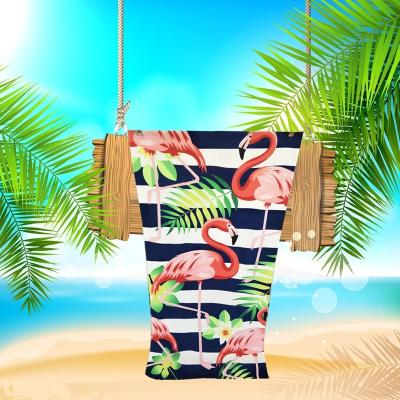 China Cheap Viable Sand Free Microfiber Sweep Material With Custom Digital Printed Beach Towel for sale