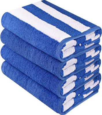 China High Quality Viable Dyed 100 Yarn Cotton Jacquard Bath Towel For Home for sale