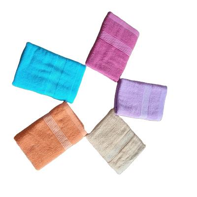 China Highly Absorbent Cotton Sustainable Solid Towel For Bathroom Bath Towel Set for sale