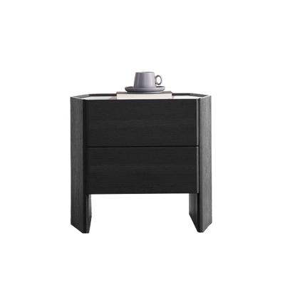 China Other Cheap Microfiber Hotel Bedroom Furniture Leather MDF Nightstands Bedroom for sale