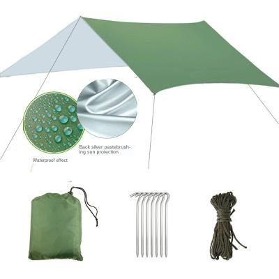 China New Style 3-4 Person Polyester Eco-friendly Waterproof Shade Sail Sunshade Outdoor Camping Tent for sale