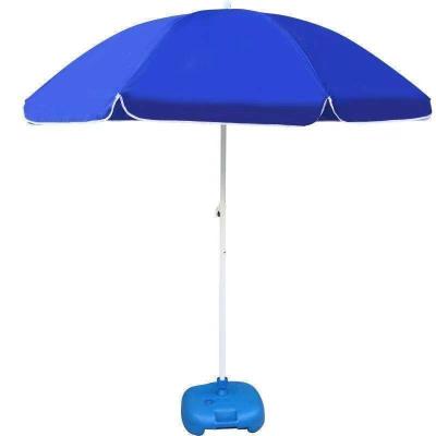 China Casual Outdoor Parasol Sun Rainproof And Protection Folding Round Large Stall Beach Umbrella for sale