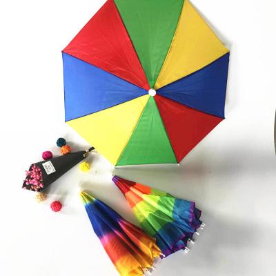 China Kids Casual Warm Colorful Small Custom Umbrella Head Hat for sale