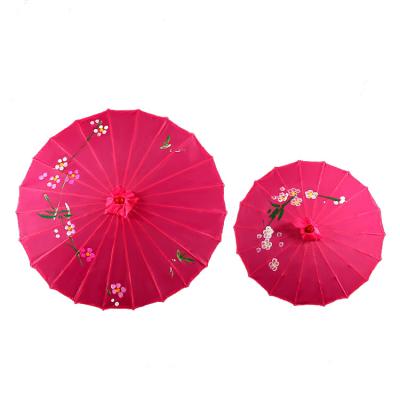 China Oil Paper Printing Casual Chinese Handmade Parasol Folded Parasol Wedding Umbrellas for sale