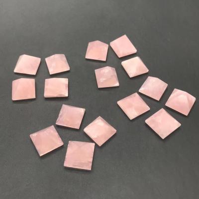 China China Hot Sale Natural Rose Quartz Pyramid Crystal Folk Small Crafts For Decoration for sale