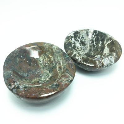 China China Wholesale Natural Polished Ocean Jasper Crystal Bowl For Gift for sale