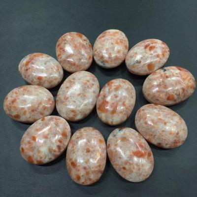 China Wholesale Natural Healing Crystals From China Crystal Stone Sunstone Palm Stone For Sale for sale