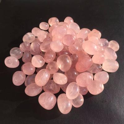 China China Wholesale Hot Selling Natural Quartz Crystal Gravel Star Rose Quartz Tumbled Stone For Decoration for sale