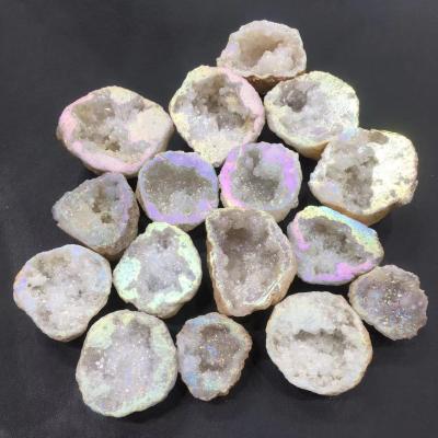 China Wholesale China Crystal Angel Aura Geode Healing Natural Crystal For Sale for sale