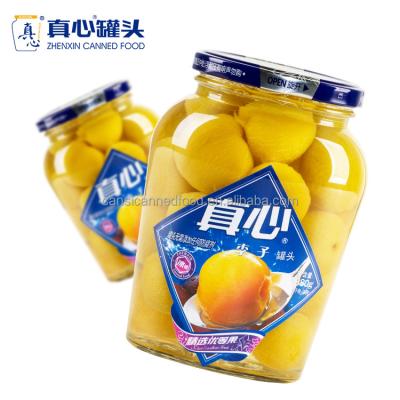 China 10 Canned Food Master Plant Canned Plums / Carves Fruit In Light Syrup for sale