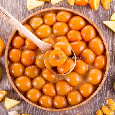 China Canned bulk dried apricot slices, halves cut into light syrup for sale