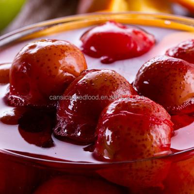 China PRESERVED canned fruit canned hawthorn berry in syrup packed in cans or can jars for sale