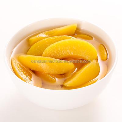 China Delicious Canned Yellow Peaches Dices in Light Syrup for sale