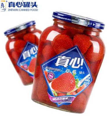 China Canned Canned Fruits Canned Strawberries In Syrup Packed In Tin Can Or Jar for sale