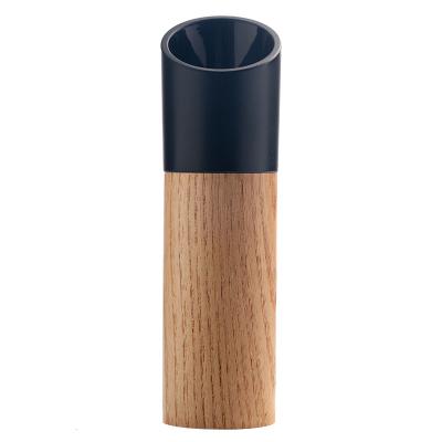 China 6.5 inch Viable Pepper Grinder Salt And Spices Wooden Manual Kitchen Mill GrindingTool Ceramic Core Grinders for sale