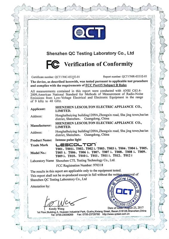 FCC - Shenzhen Xinwei Technology Co., Ltd.