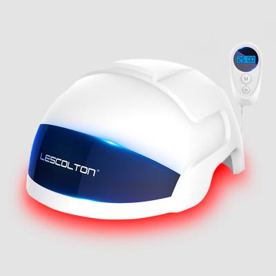 China Hair Growth Diode Infrared Led Light Therapy Cap Hair Loss Regrowth Lazer System Machine Treatment Laser Hair Growth Helmet for sale