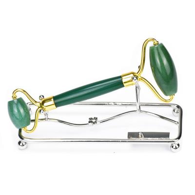 China 2021 Hot Sales Amazon Face Natural 100% Xiuyu Green Jade Face Roller for sale