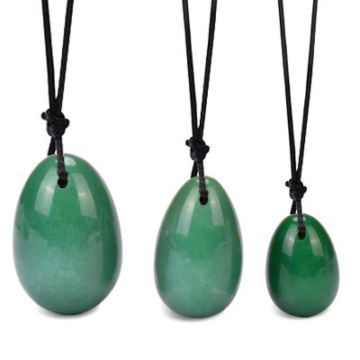 China Europe Healing Green Aventurine Crystal Yoni Massage Eggs For Woman for sale