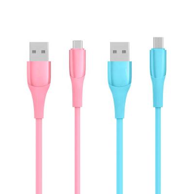 China Support Quick Charging Macaron Palladium Customized Aluminum Alloy USB Data Cable For Android Phone Charging USB Cable for sale