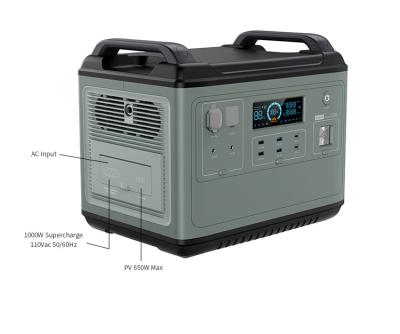 China Type C High Power Home Generator Solar Lithium Battery Power Station Explorer 2000W Portable Power Supply for sale