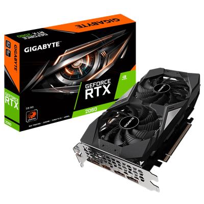 China Durable Gigabyte RTX2060 6GB 192Bit DDR6 Graphics 3.0x16 Desktop Express Video Card for sale