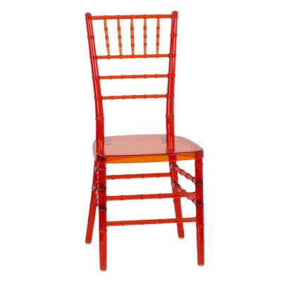 China Modern Cheap Clear Resin Banquet Wedding Chair for sale