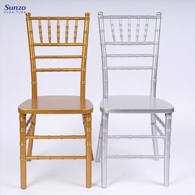 China Modern Wood Gold Chiavari Chairs Wedding Chair for sale