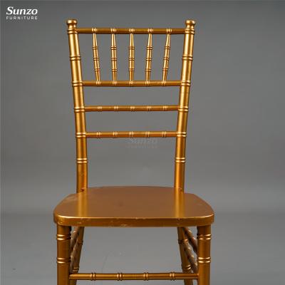 China Wholesale farmhouse discount price wedding tifany wooden chair for event party for sale