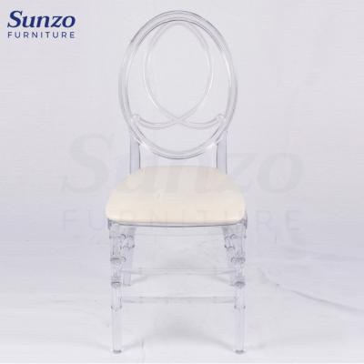 China Morden Resin Phoenix Modern Elegant Wedding Transparent Chair For Events for sale