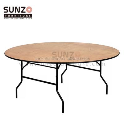 China Modern Wooden Folding Table Restaurant Table Wedding Banquet Table for sale