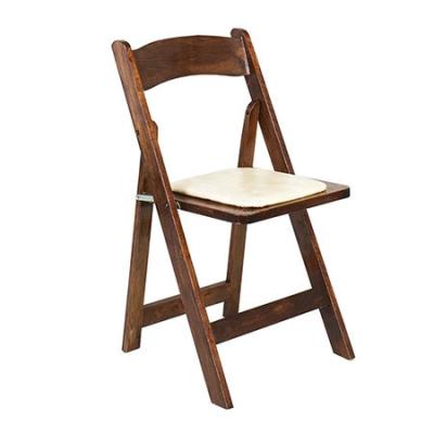 China Hotel chair 2021 hot sale garden folding chair wooden wedding chair for sale