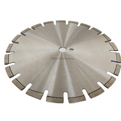 China Asphalt Factory Direct Sell 14 Inch 350mm Laser Diamond Asphalt Saw Blade Cutting for sale