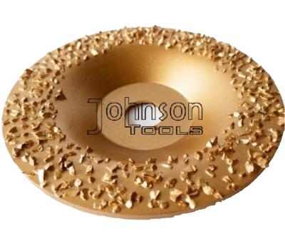 China Diamond 115mm tungsten carbide abrasive disc for grinding rubber and cloth. for sale