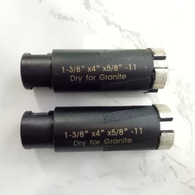 China Factory Direct Selling Granite Drill Bit OD35mm Dry Diamond Core Drill Bits With Welding Rods For Granite for sale