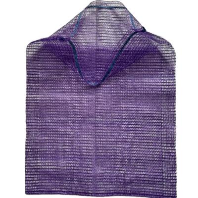 China Agriculture 45x75cm VIOLET CAPACITY 30KGS VEGETABLE BAG PLANT PE Raschel Mesh Red Violet Bag for sale