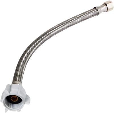 China 3/8 x 7/8 Balcock 16 Inch Traditional Female Compression Nut Toilet Hose Connector for sale