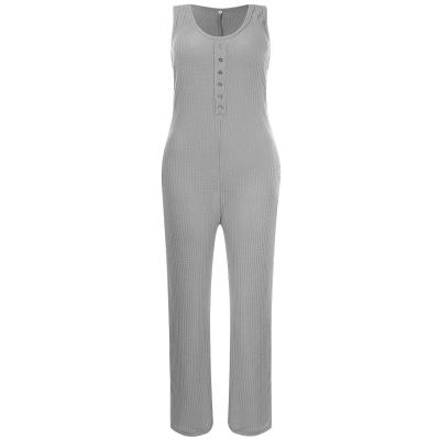 China Sleeveless Spring Autumn Ladies Jumpsuit Sweatpants Anti-Static Joggers Women Overalls for sale