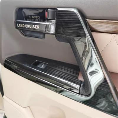 China 2008-2021 Land Cruiser LC200 interior door protective bowl handle sticker modification for toyota for sale