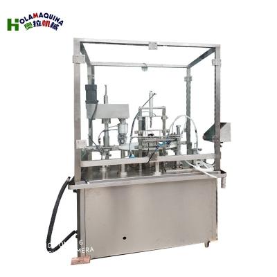 China Desktop Food Small Automatic Electric Skin Care Cosmetics Tube Liquid Filling Capping Machine for sale