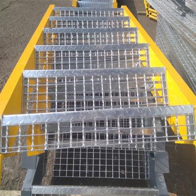 China Factory direct hot dipped galvanized steel walkway grating stair platform (HDG) for sale